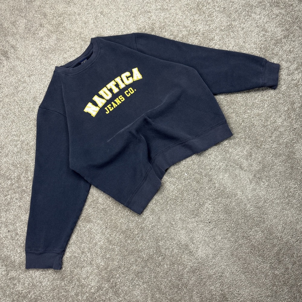 Vintage Y2K Nautica Jeans Co Sweatshirt Medium